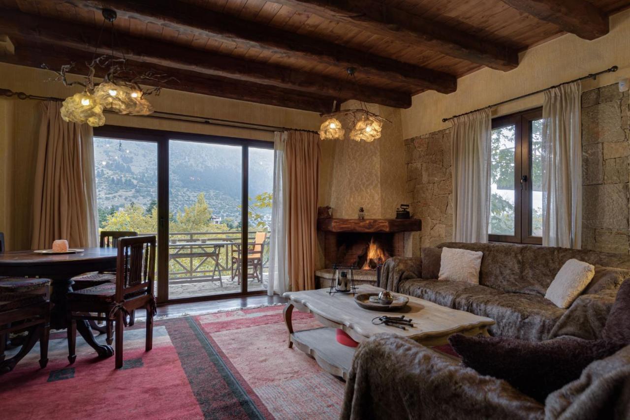 Parnassus Dreamwood Chalet Eptálofos Exteriér fotografie