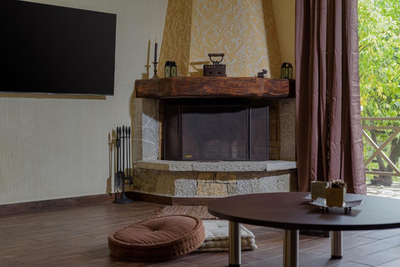 Parnassus Dreamwood Chalet Eptálofos Exteriér fotografie