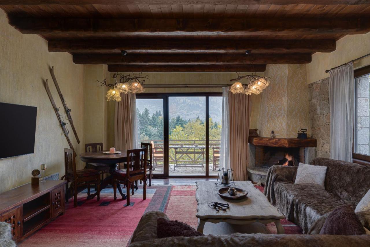 Parnassus Dreamwood Chalet Eptálofos Exteriér fotografie