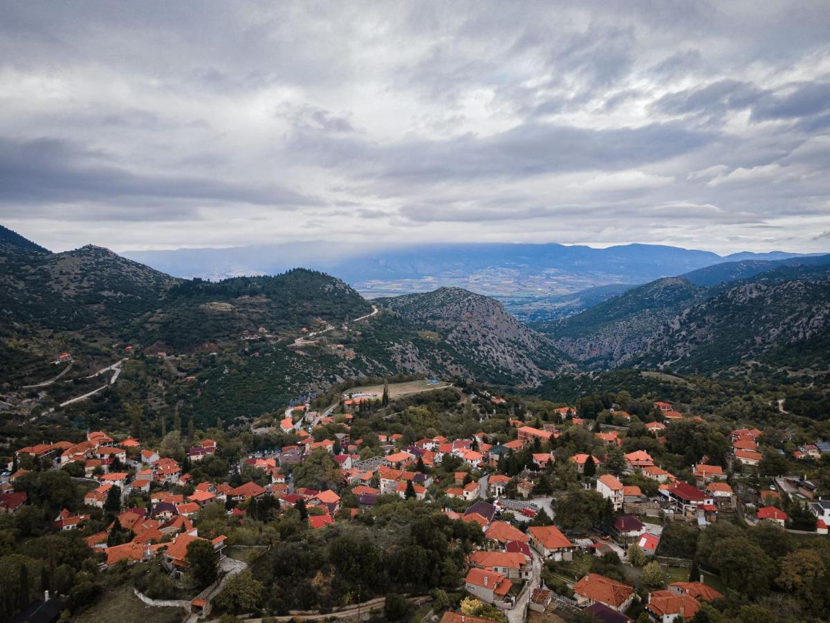 Parnassus Dreamwood Chalet Eptálofos Exteriér fotografie