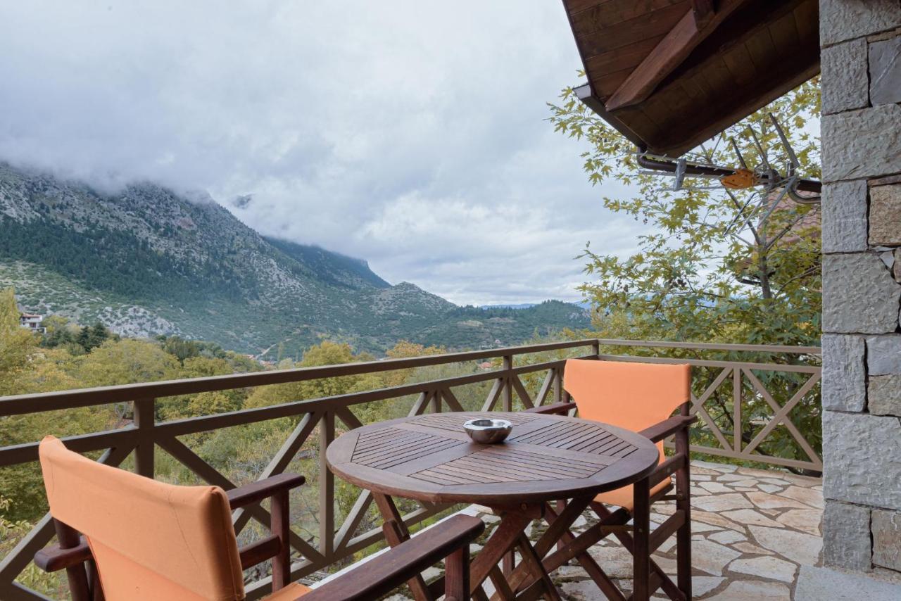 Parnassus Dreamwood Chalet Eptálofos Exteriér fotografie